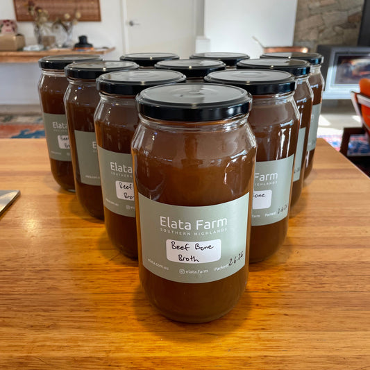 Pasture-Raised Beef Bone Broth - 1L